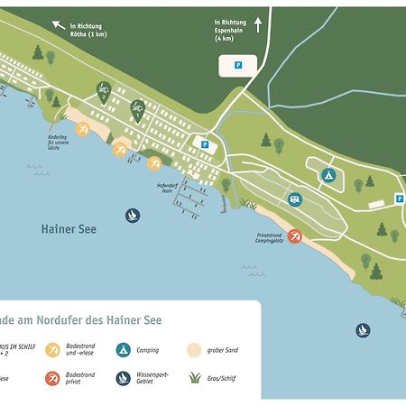 Haus Im Schilf 1 - Ferienwohnungen Am Hainer See Bei Leipzig Neukieritzsch Kültér fotó