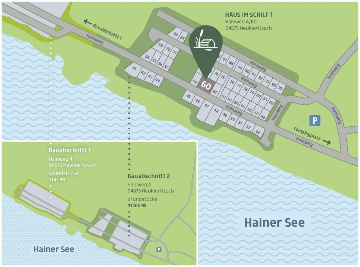 Haus Im Schilf 1 - Ferienwohnungen Am Hainer See Bei Leipzig Neukieritzsch Kültér fotó